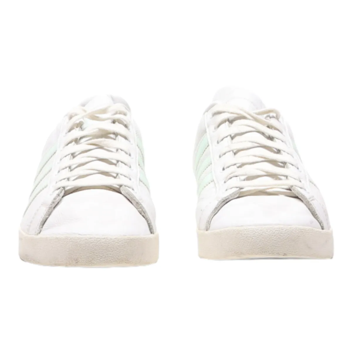 ADIDAS Coast Star Low Top Trainers White Leather Womens UK 6.5