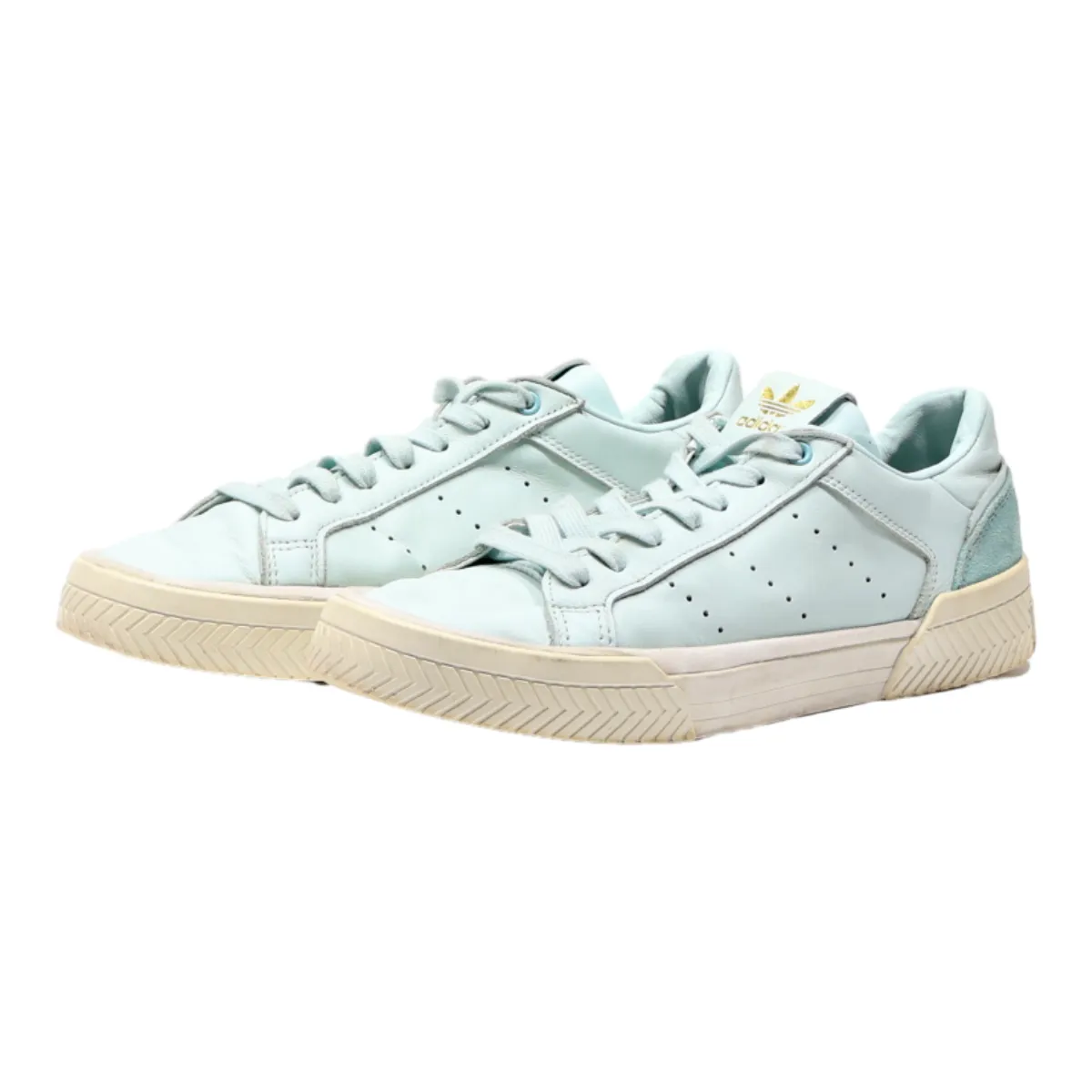 ADIDAS Sneaker Trainers Blue Synthetic Womens UK 8.5
