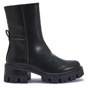 AMSTEL2 HEAVY CLEATED CHUNKY LOW CALF HEIGHT BOOT
