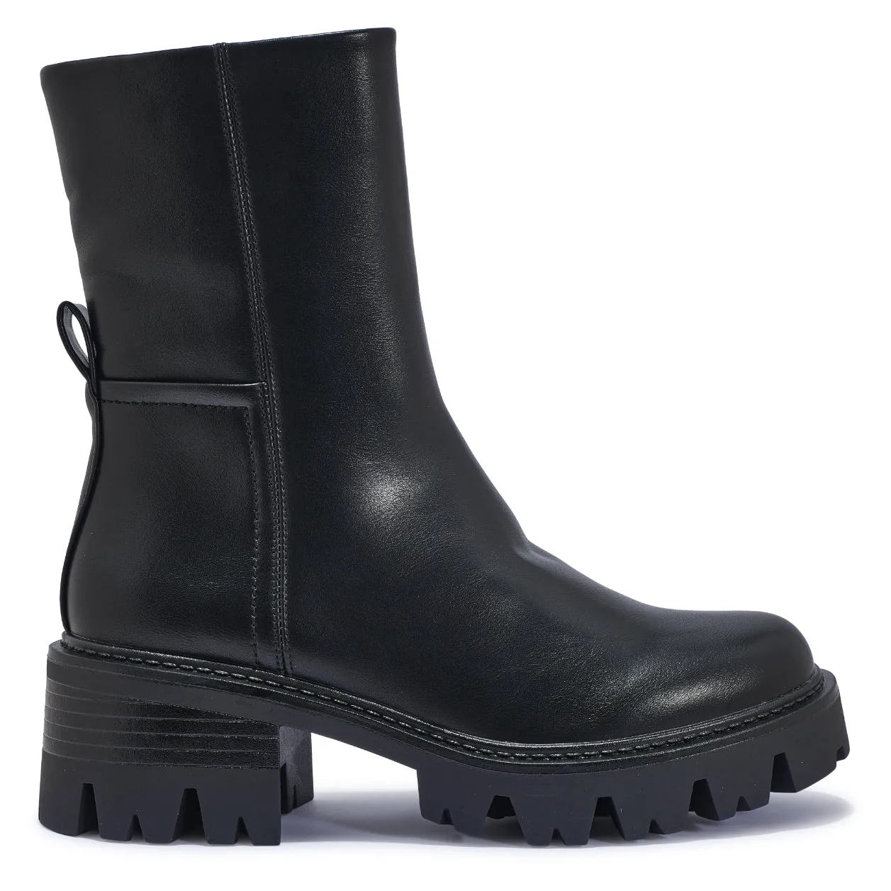 AMSTEL2 HEAVY CLEATED CHUNKY LOW CALF HEIGHT BOOT