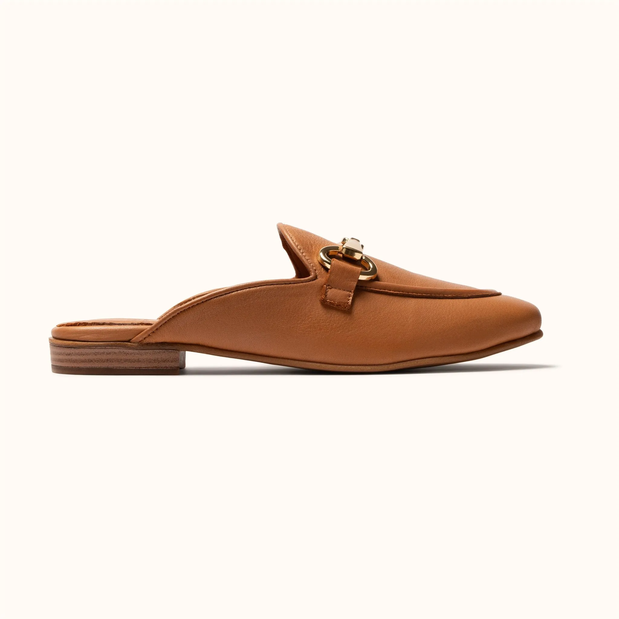 Backless Loafer - Tan