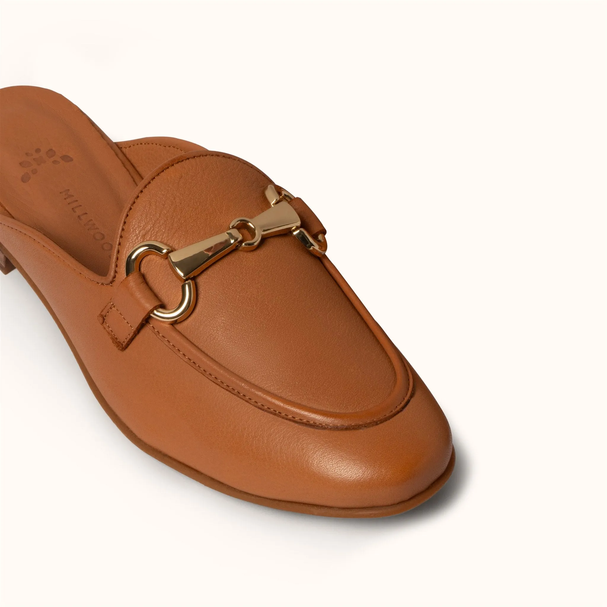 Backless Loafer - Tan