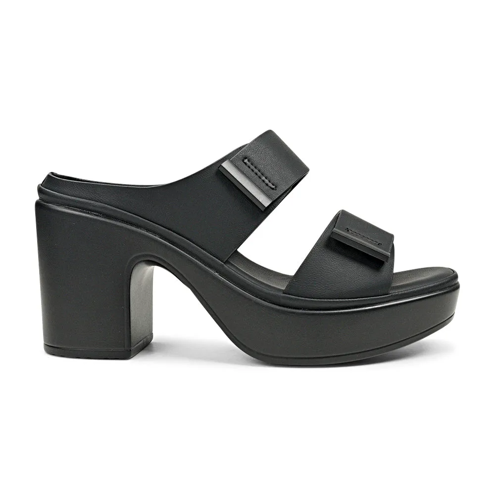 BATA (WOMEN) BELLE LADIES SANDALS MID HILL SLIP ON