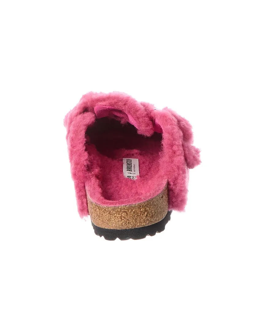 Birkenstock Boston Big Buckle Teddy Narrow Shearling Clog