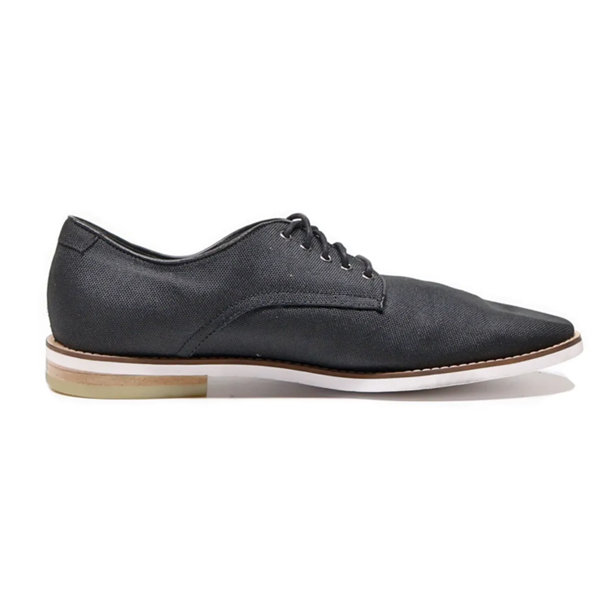 CALVIN KLEIN Low Top Trainers Black Synthetic Mens UK 10.5