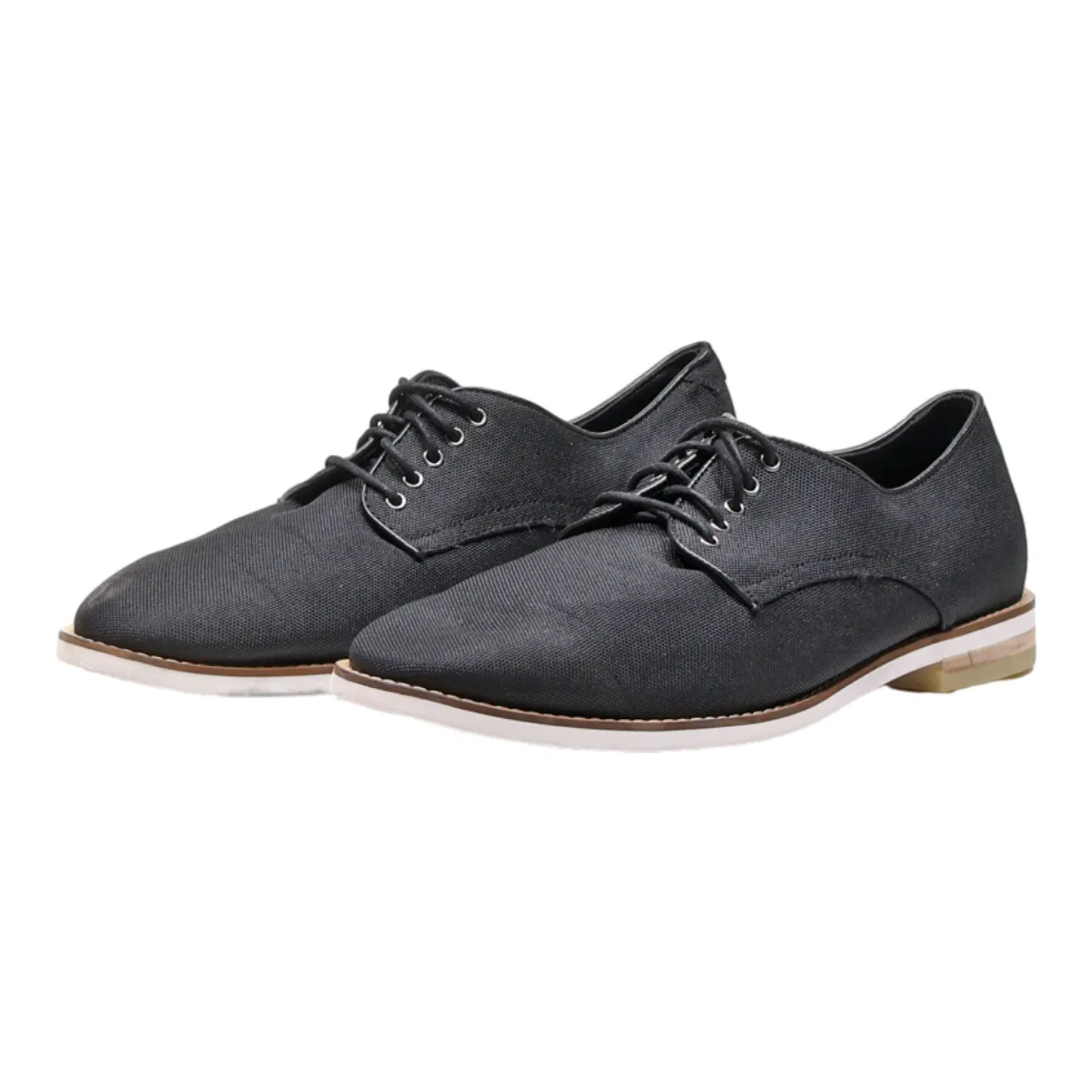CALVIN KLEIN Low Top Trainers Black Synthetic Mens UK 10.5