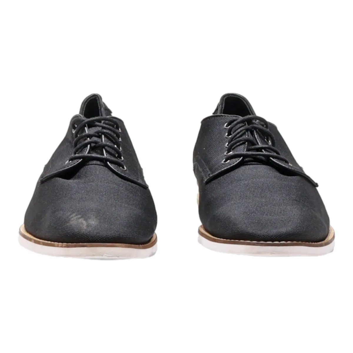 CALVIN KLEIN Low Top Trainers Black Synthetic Mens UK 10.5