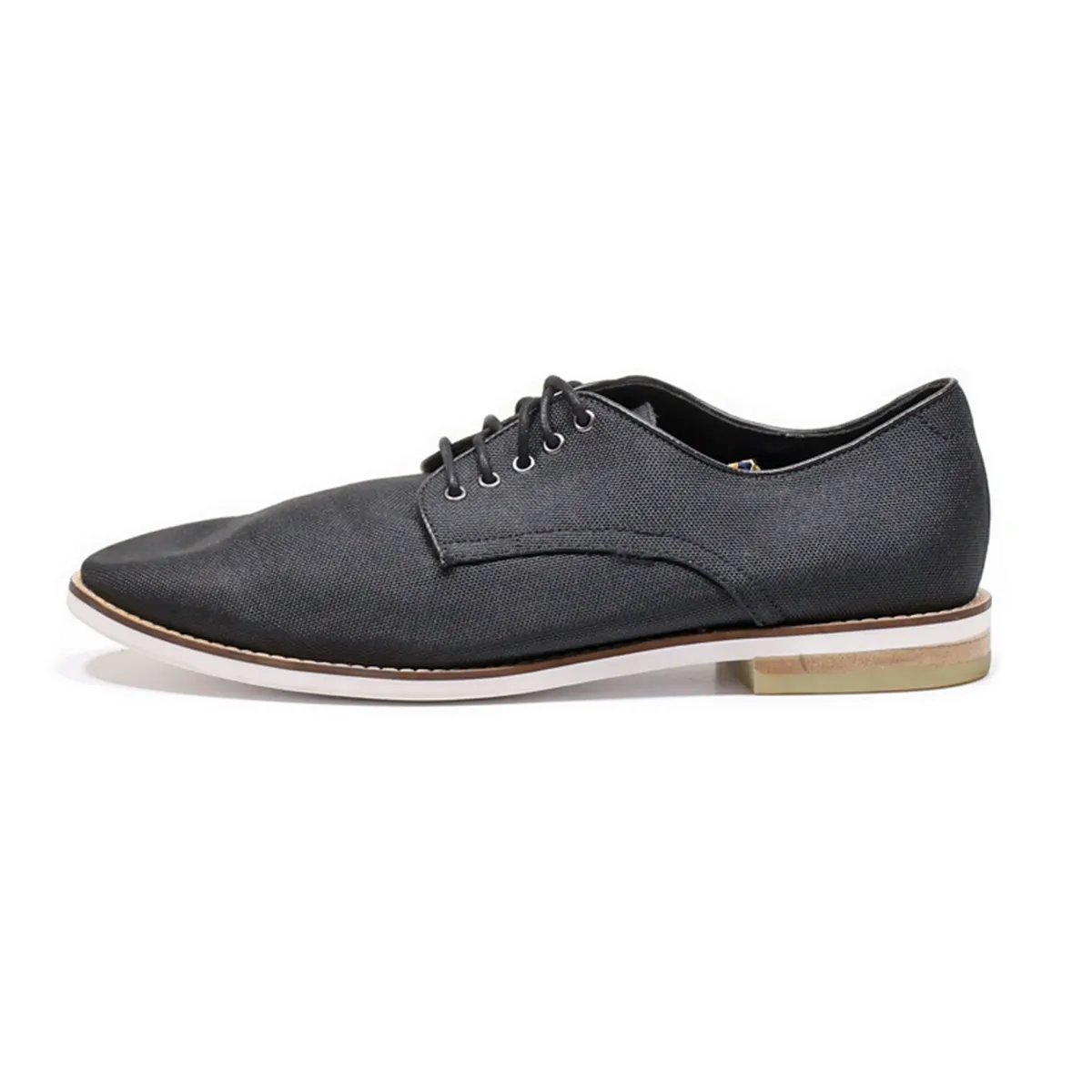 CALVIN KLEIN Low Top Trainers Black Synthetic Mens UK 10.5
