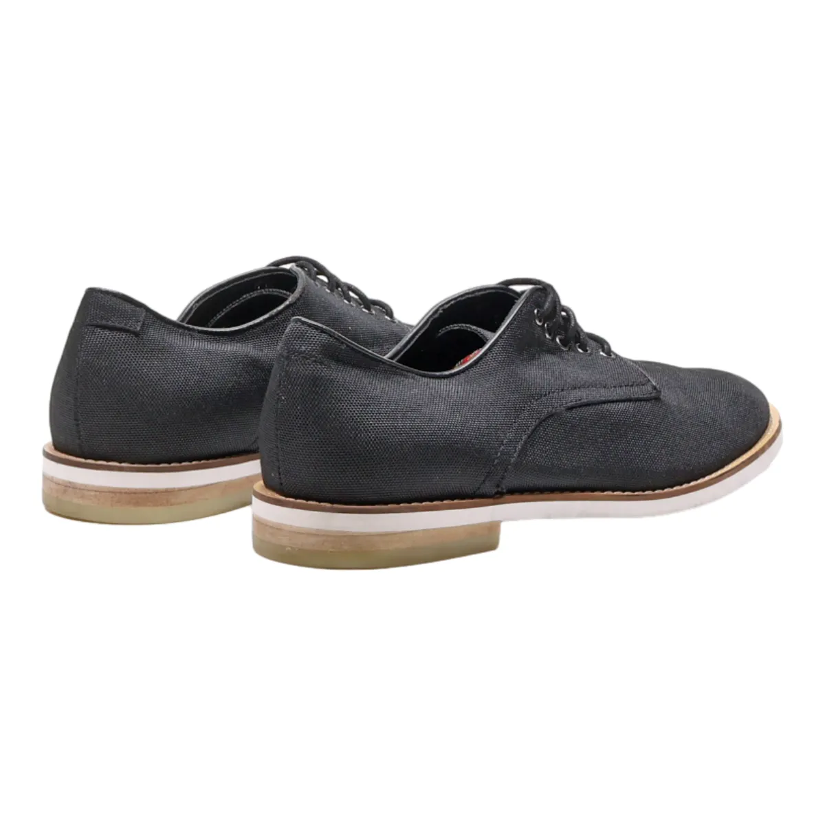 CALVIN KLEIN Low Top Trainers Black Synthetic Mens UK 10.5