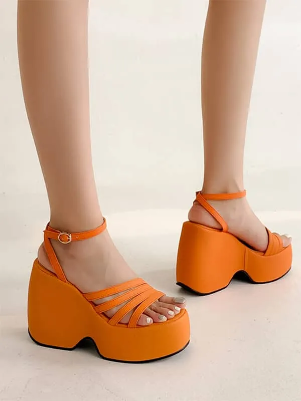 Casual Ankle Strap Platform&Sandals