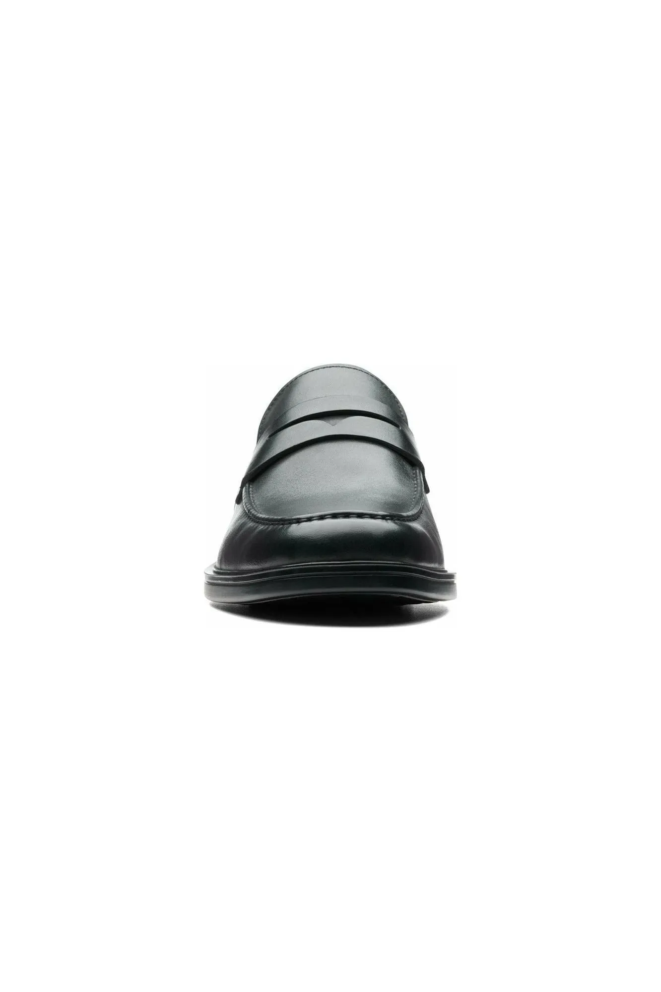 Clarks Un Aldric Step black leather