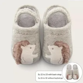 CM Dream Aplic Hedgehog Grey Soft Slippers 8144
