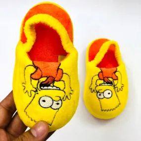 DS Simpsons Yellow Winter Slippers 3279