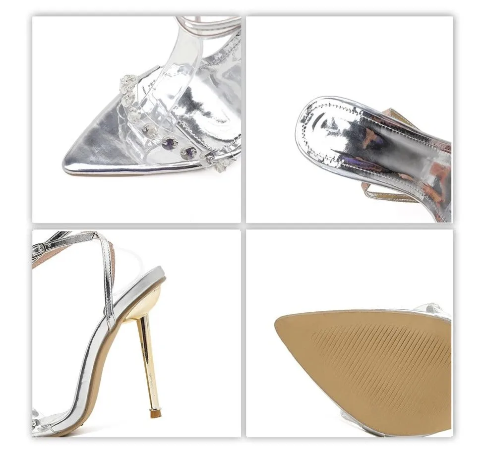 Elegant Bling Crystal Sexy Sandals