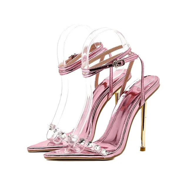 Elegant Bling Crystal Sexy Sandals