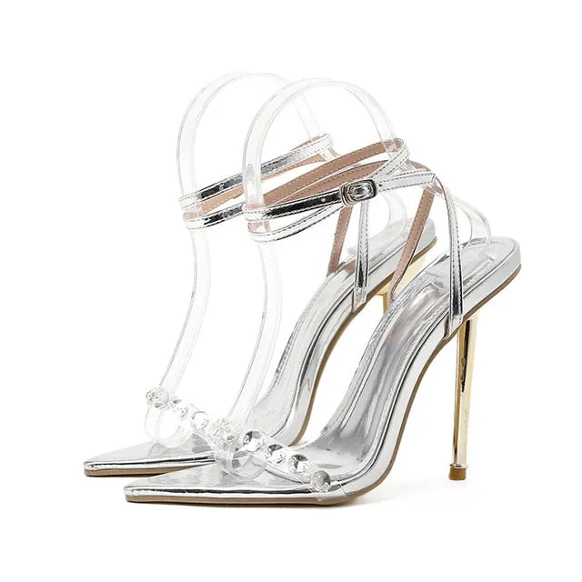 Elegant Bling Crystal Sexy Sandals