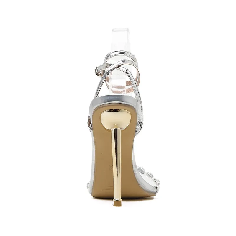Elegant Bling Crystal Sexy Sandals