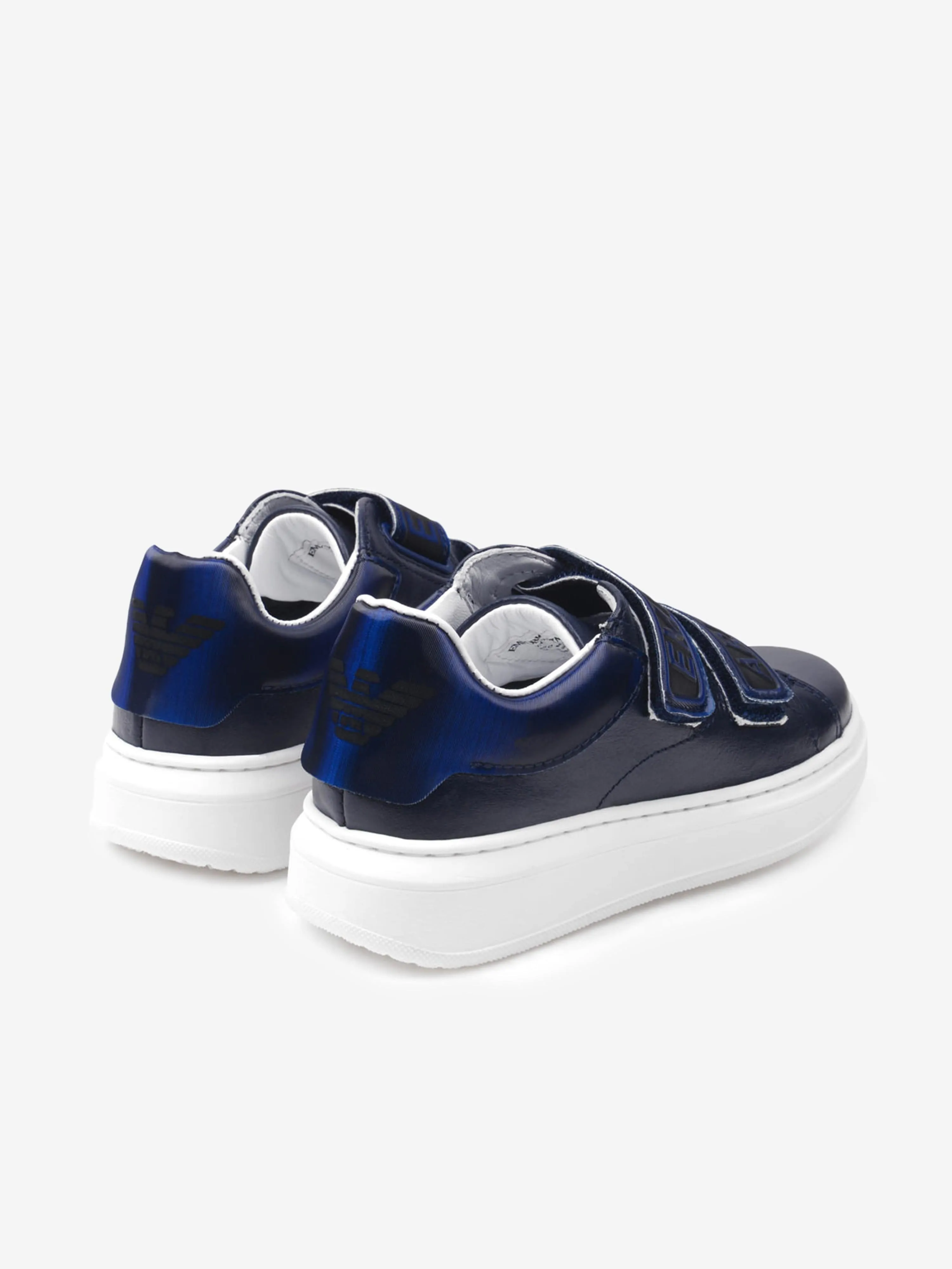 Emporio Armani Boys Trainers - Leather Trainers