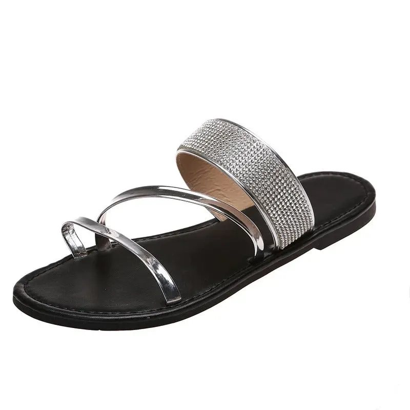 Esme - Glamorous Rhinestone Sandals for Women