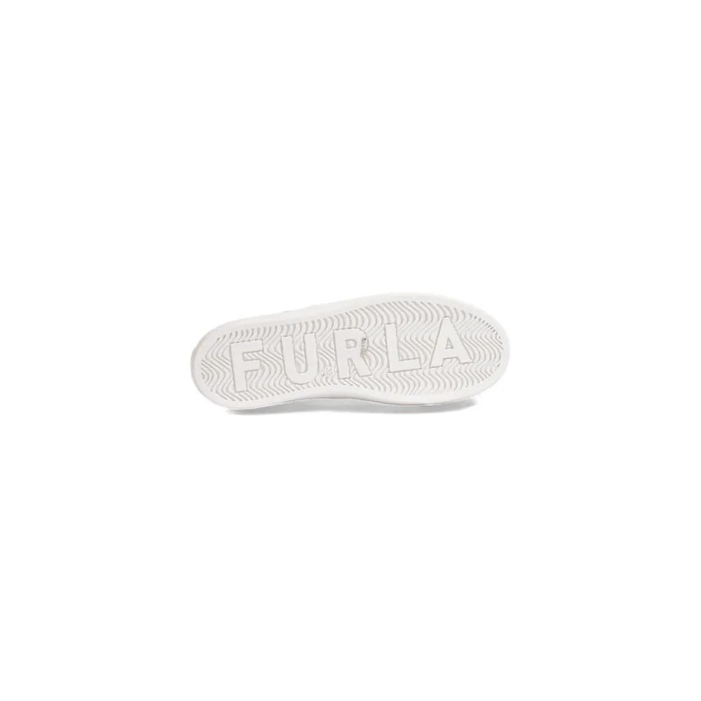 Furla Bordeaux Leather Sneakers
