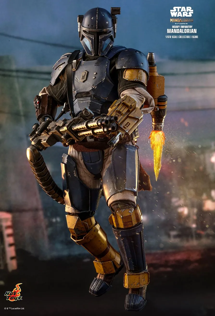 Heavy Infantry Mandalorian - Armored Boots (Peg Type)