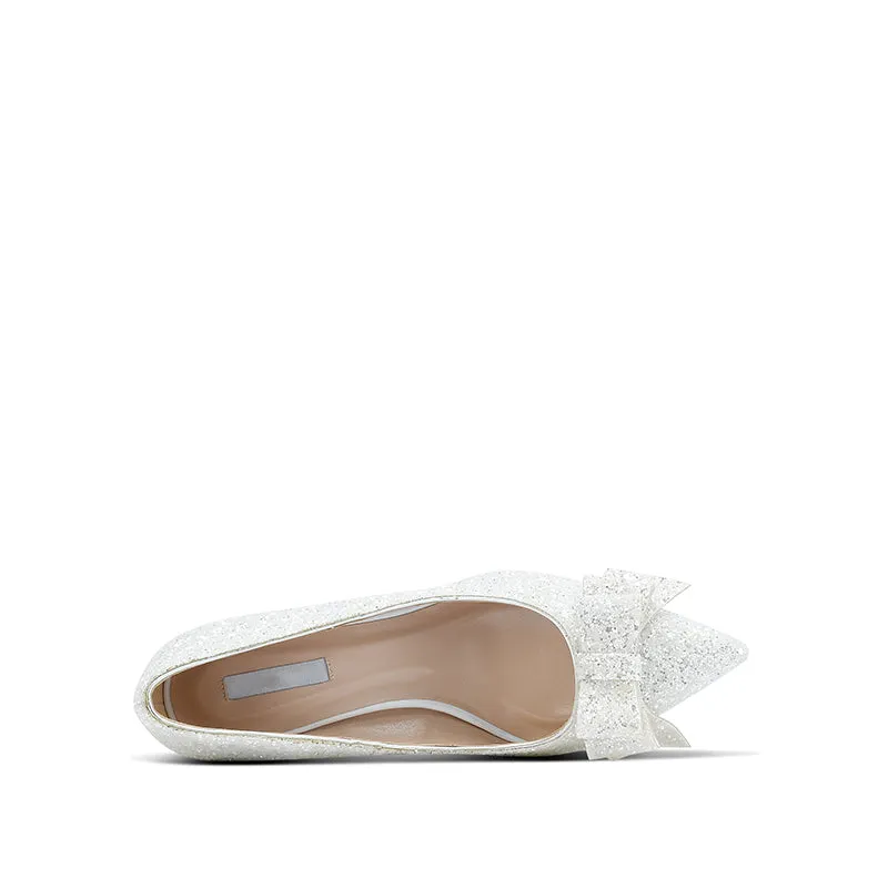 High Heels wedding party ladies Pumps Pointed Toe  Shiny Shoes