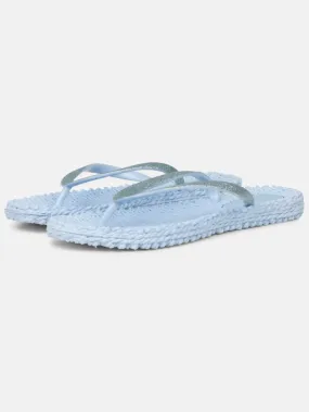Ilse Jacobsen Women's Flip Flops With Glitter In Blue Bell CHEERFUL01 Col 658