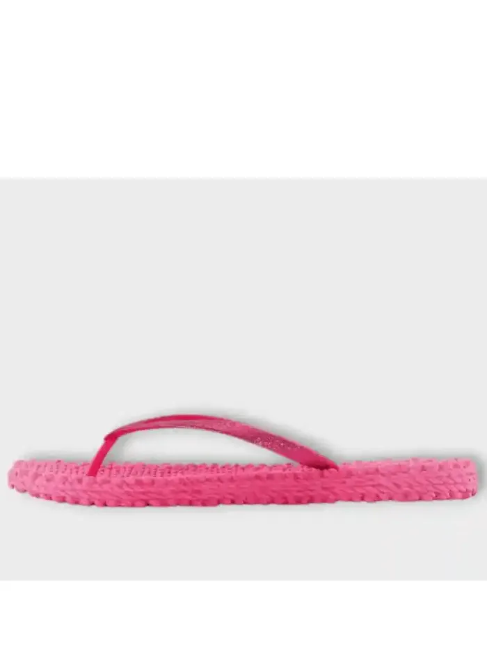 Ilse Jacobsen Women's Flip Flops With Glitter In Magenta CHEERFUL01 Col 917