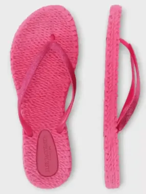 Ilse Jacobsen Women's Flip Flops With Glitter In Magenta CHEERFUL01 Col 917