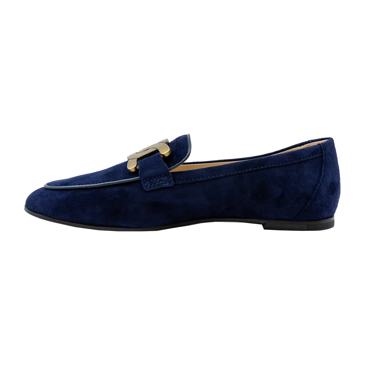 Kate Chain Link Suede Loafers