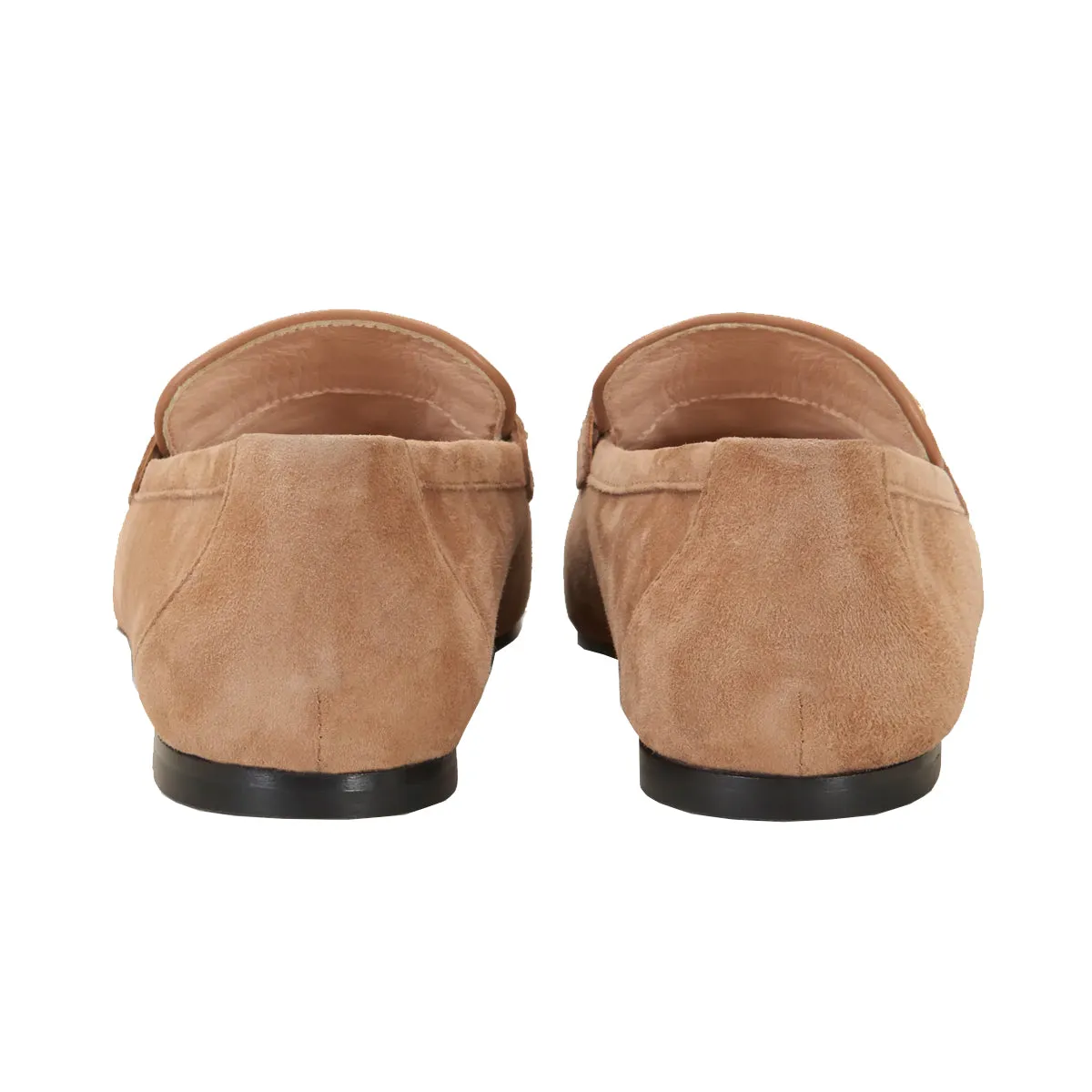 Kate Chain Link Suede Loafers