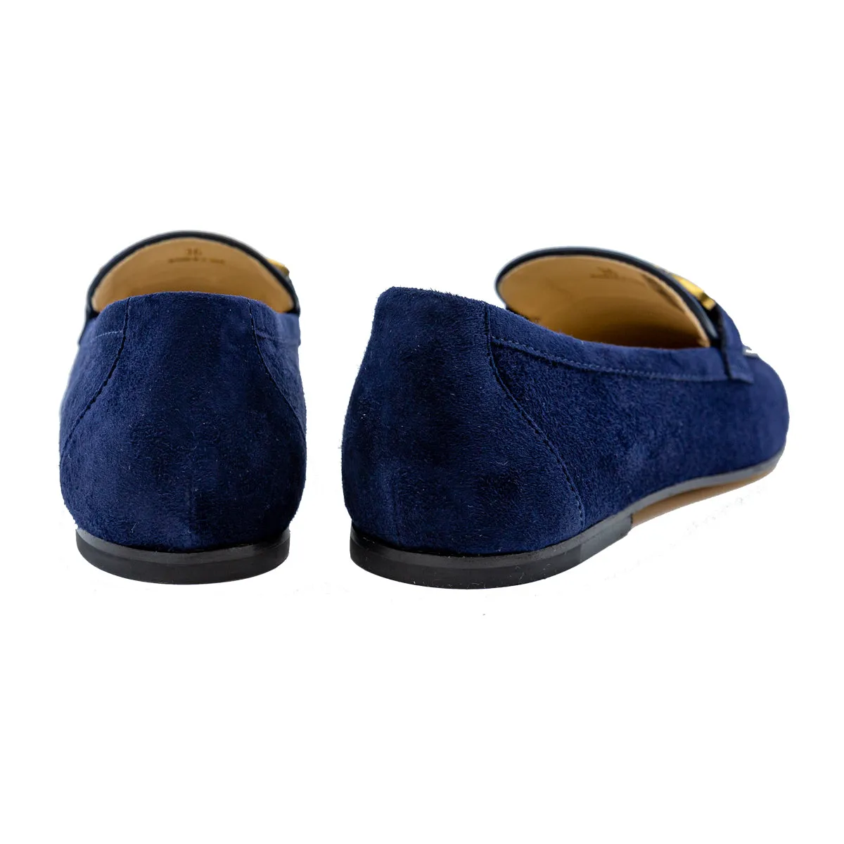 Kate Chain Link Suede Loafers
