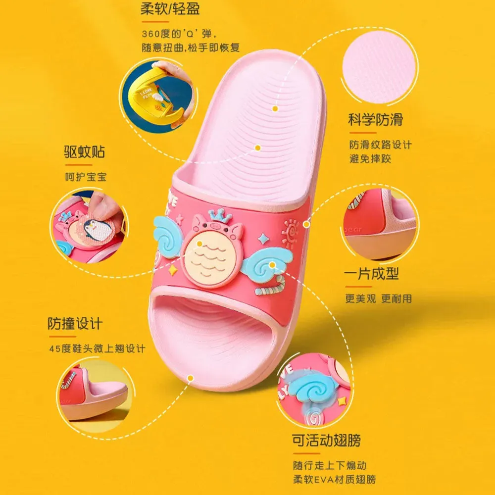 K.Bear Changeable Lully Design Pink Slippers 4892