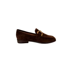 Kid Suede Loafers Marron