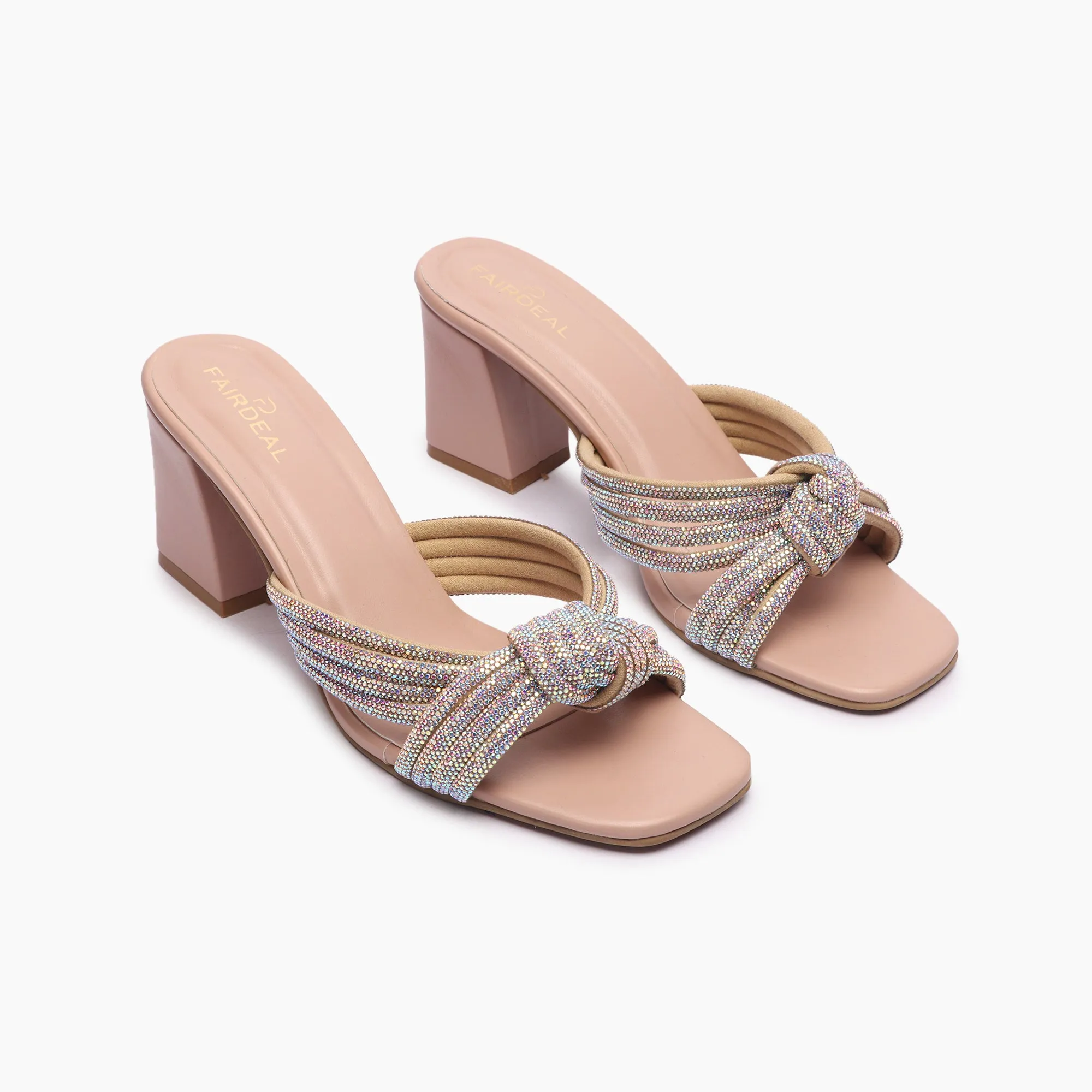 Knotted Chain Heels