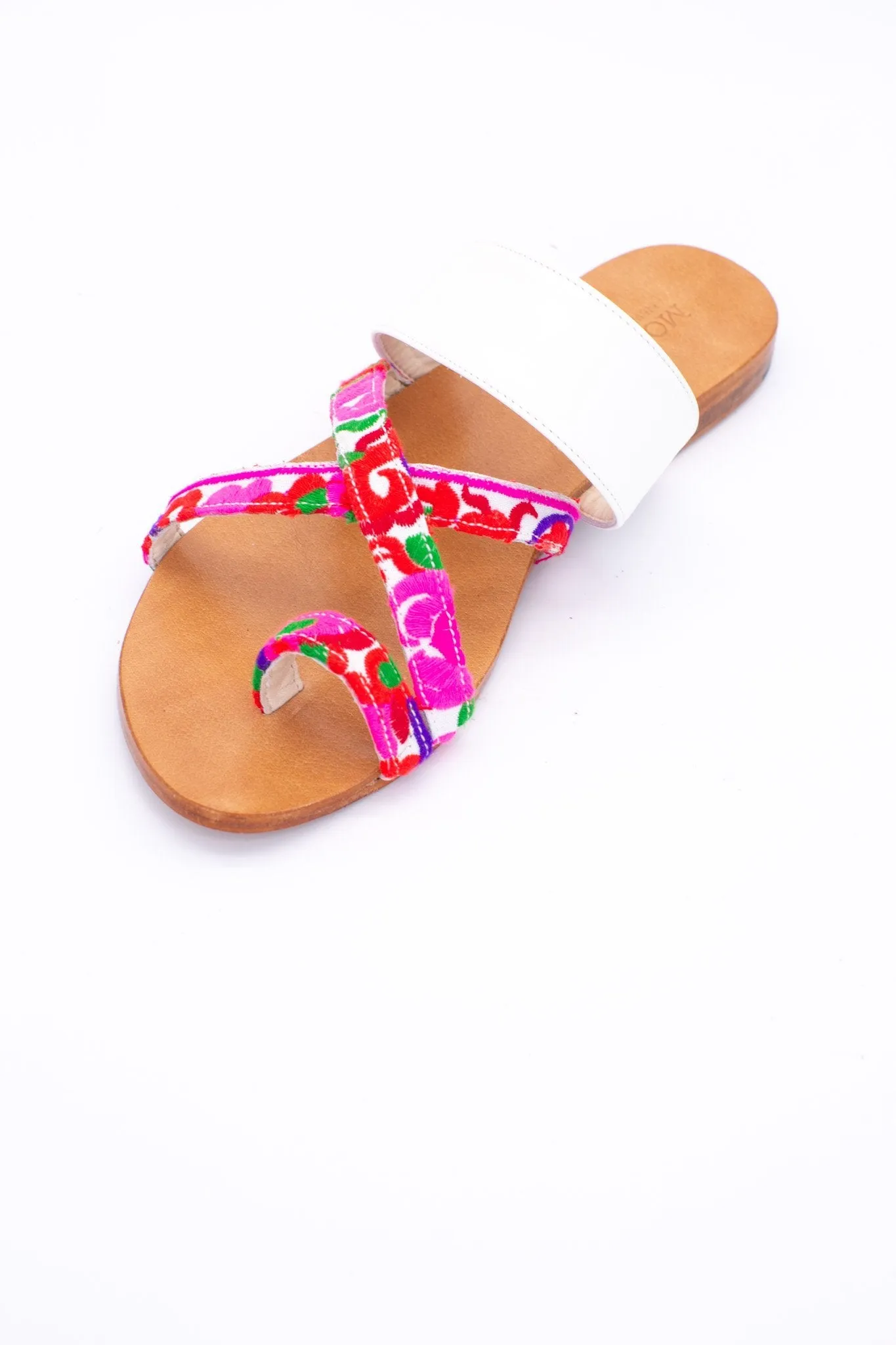 LEATHER STRING SANDALS INGA