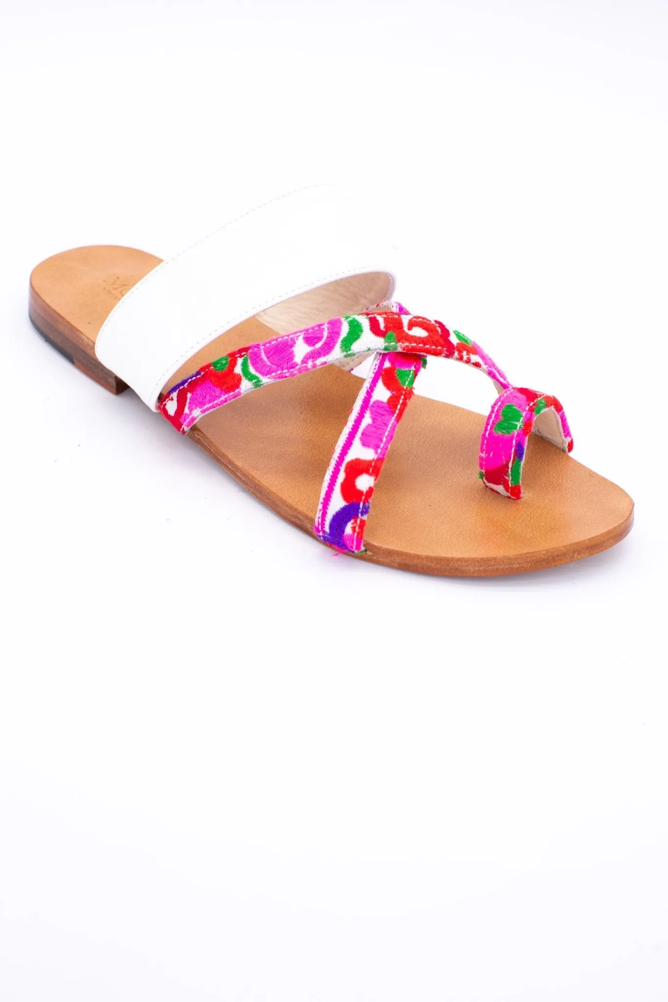 LEATHER STRING SANDALS INGA