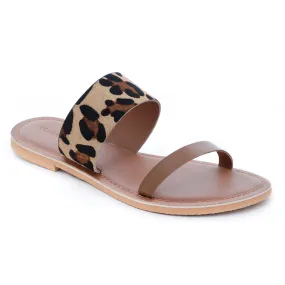 Leopard Print Sliders