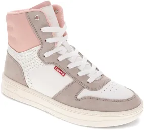Levi's Womens Drive Hi 2 Synthetic Leather Casual Hightop Sneaker Shoe