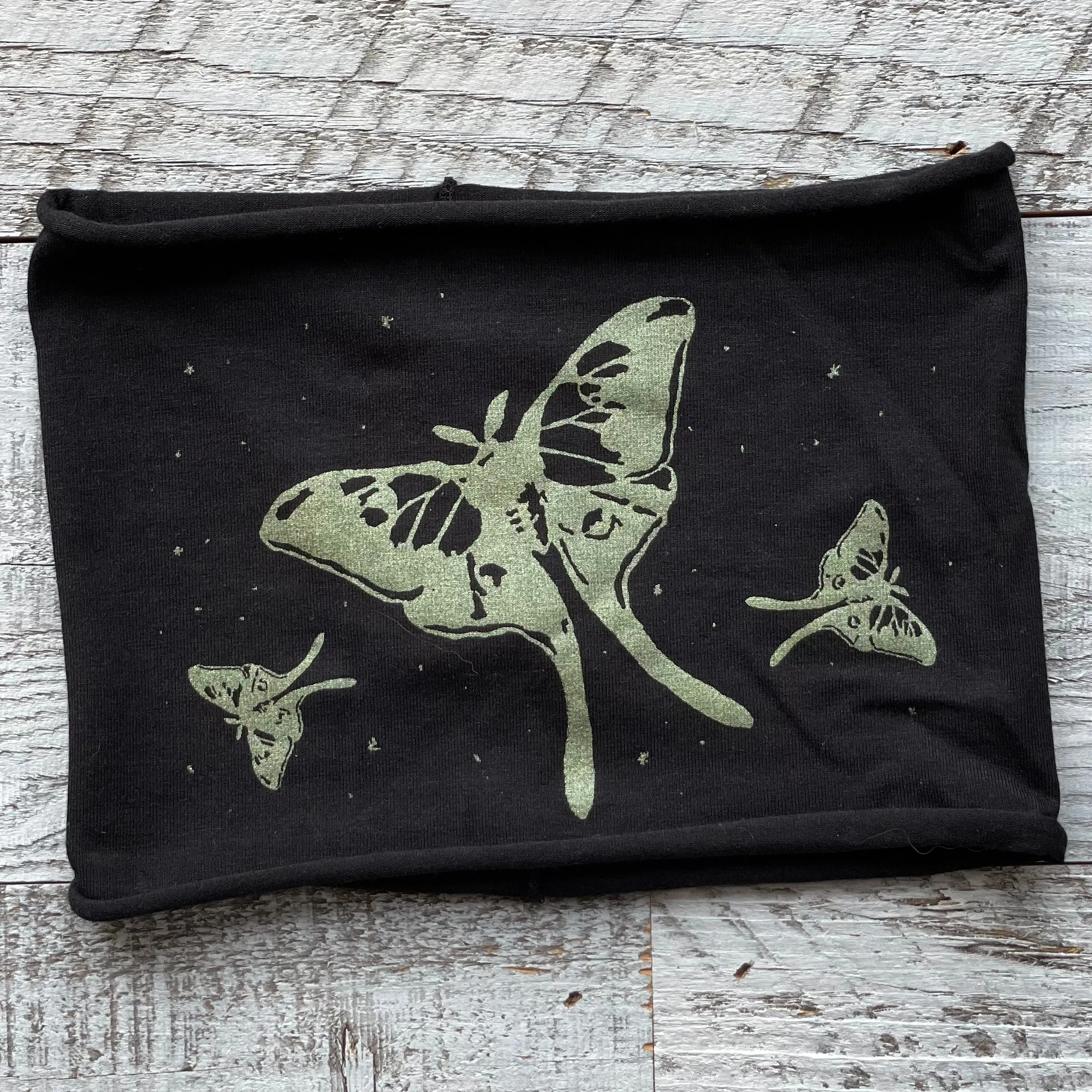 Luna Moth Headband - Black