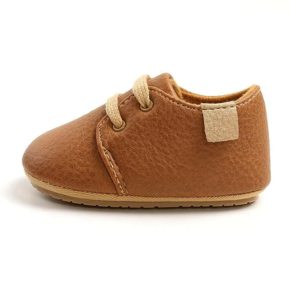 Luxury Soft Leather First Walkers Baby Shoes