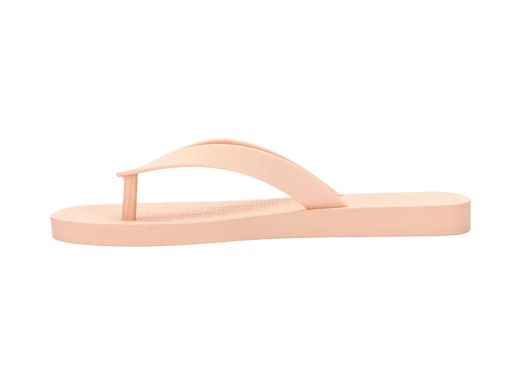 Melissa Sun Long Beach AD Flat Beige Flipflops For Women