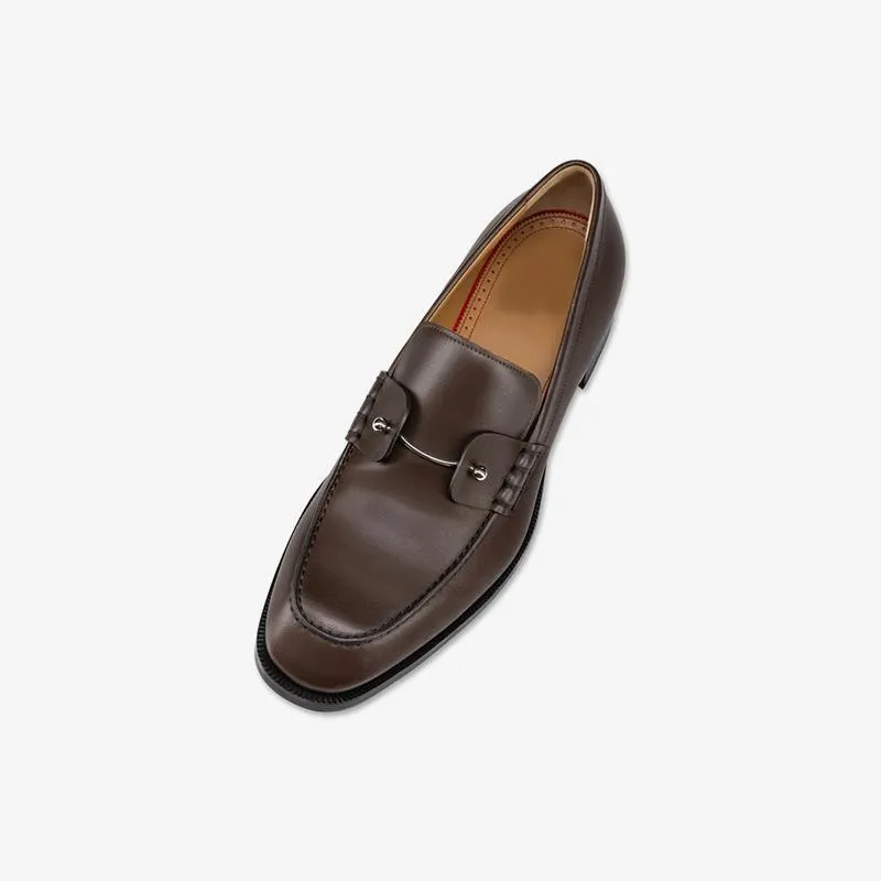 Men's Slip-On Loafers with Buckle