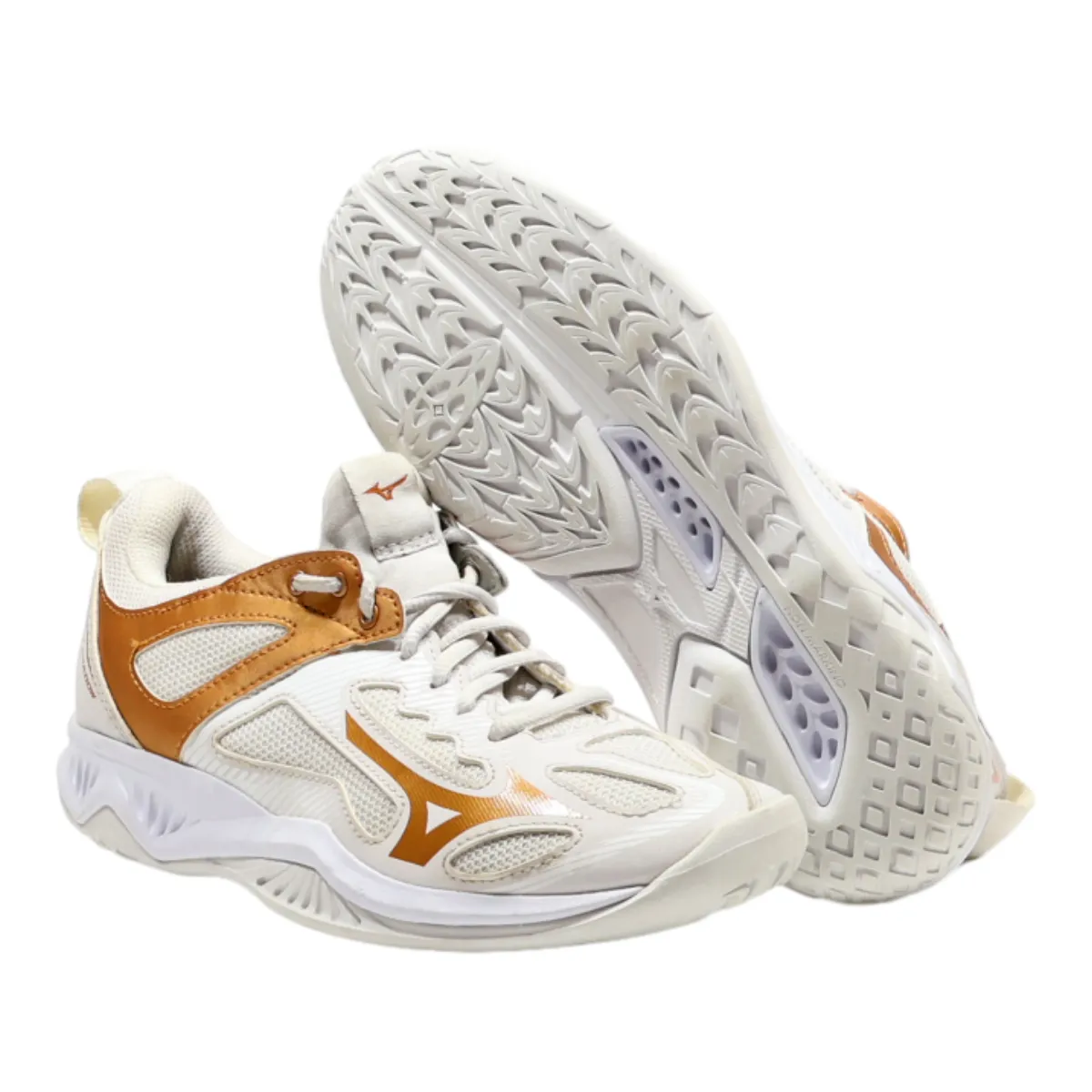 MIZUNO Ghost Shadow Sneaker Trainers White Synthetic Womens UK 4.5