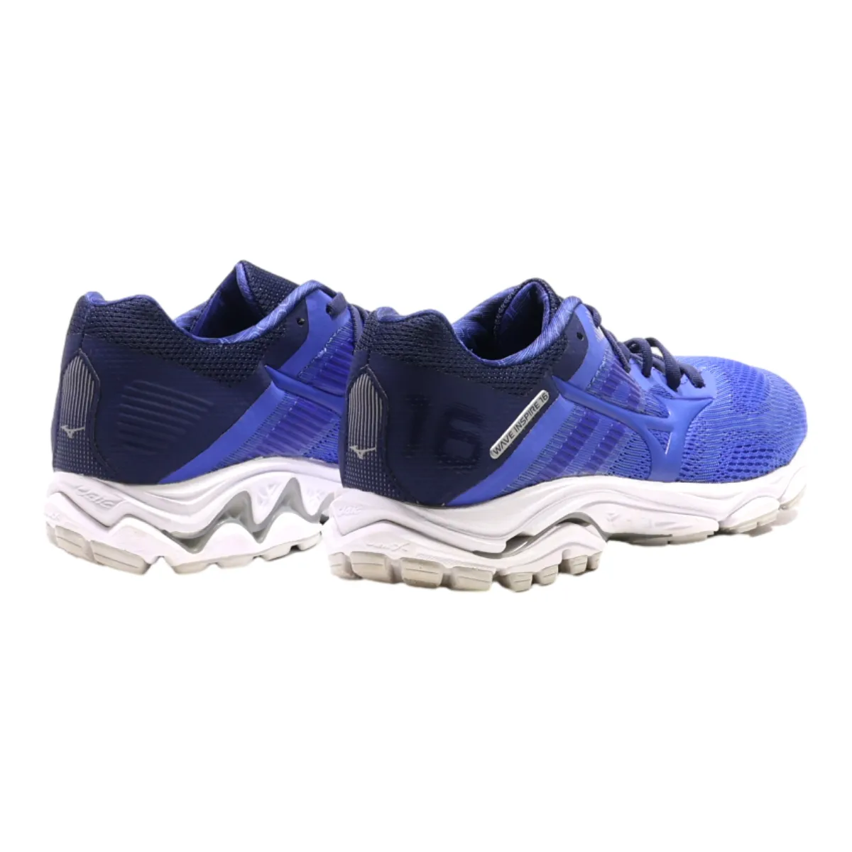 MIZUNO WAVE INSPIRE 16 Sneaker Trainers Blue Synthetic Womens UK 5.5