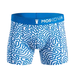 MOSKOVA BOXER M2 COTTON Small-XXLarge Labyrinthe Blue