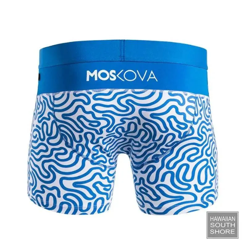 MOSKOVA BOXER M2 COTTON Small-XXLarge Labyrinthe Blue