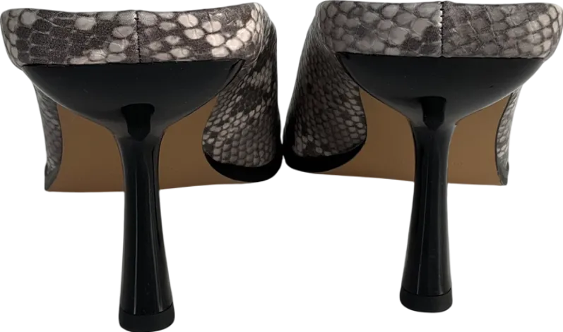 NA-KD Grey High Heel Mules UK 7 EU 40 👠