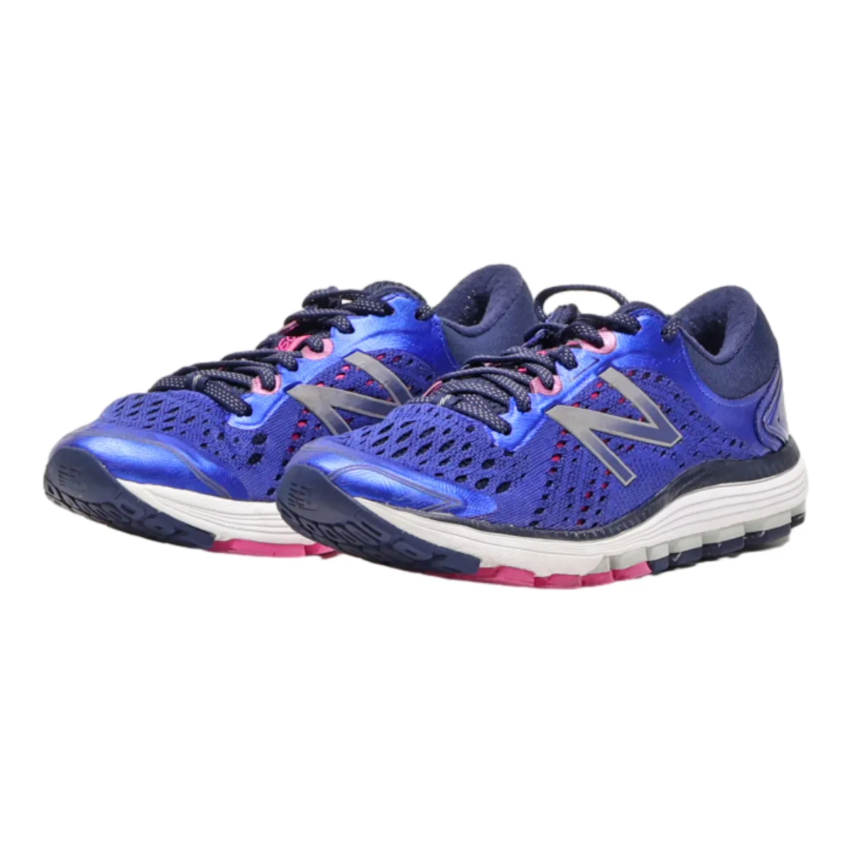 NEW BALANCE Low Top Trainers Blue Synthetic Womens UK 4