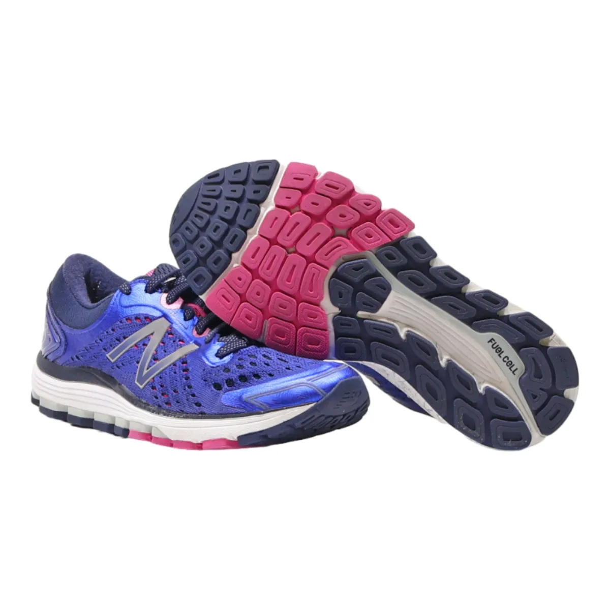 NEW BALANCE Low Top Trainers Blue Synthetic Womens UK 4